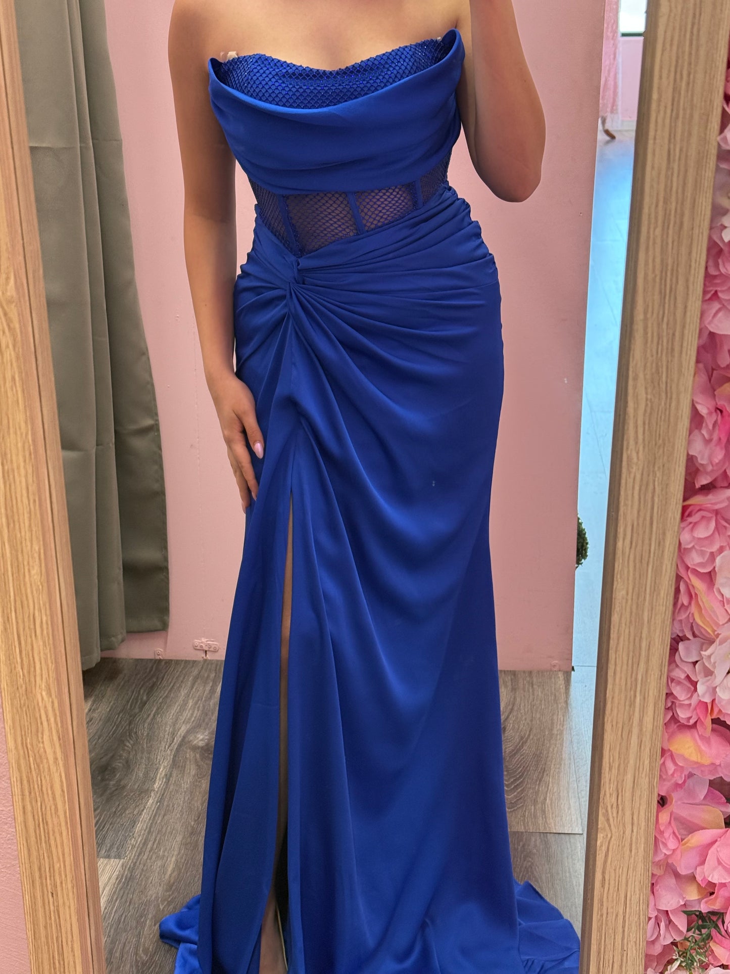 Blue formal dress