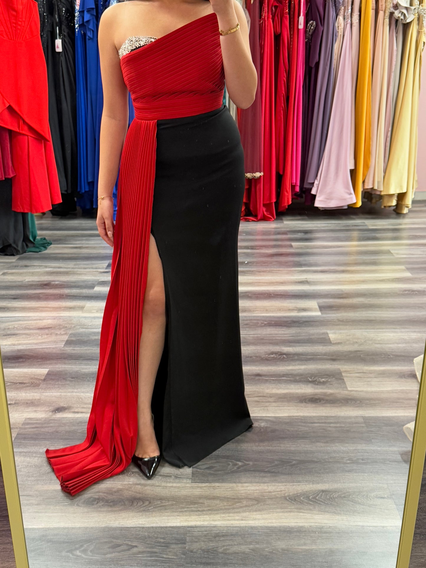 Red/Black formal dress
