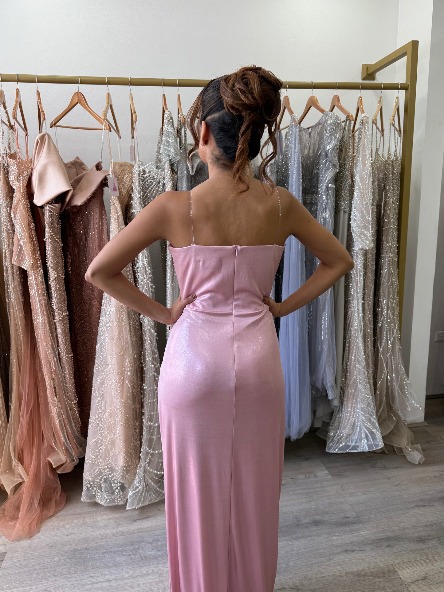 Pink formal dress