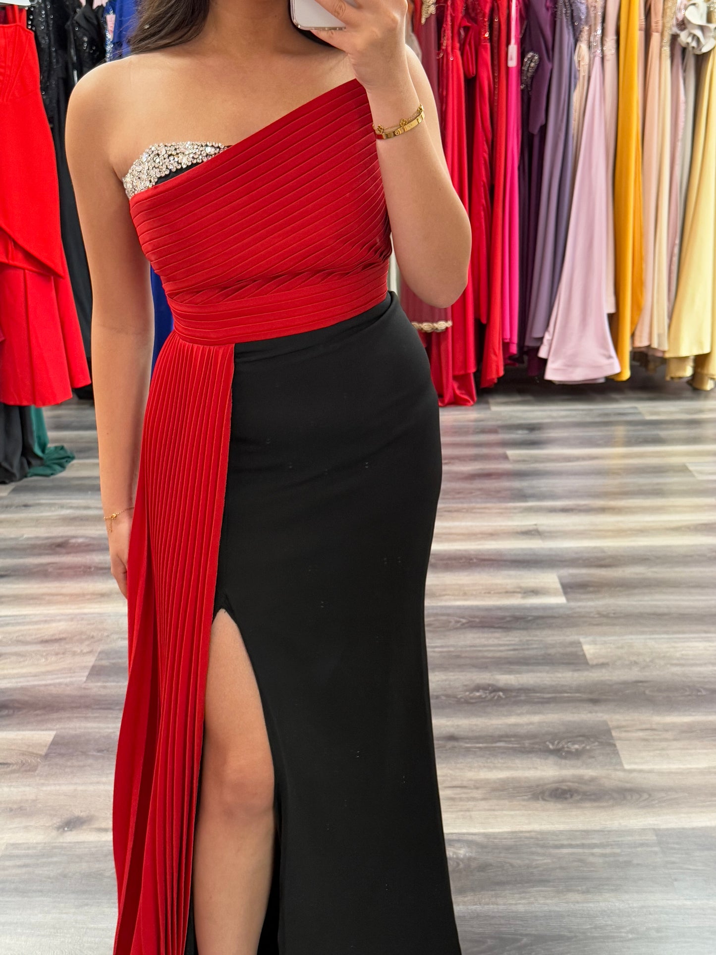 Red/Black formal dress