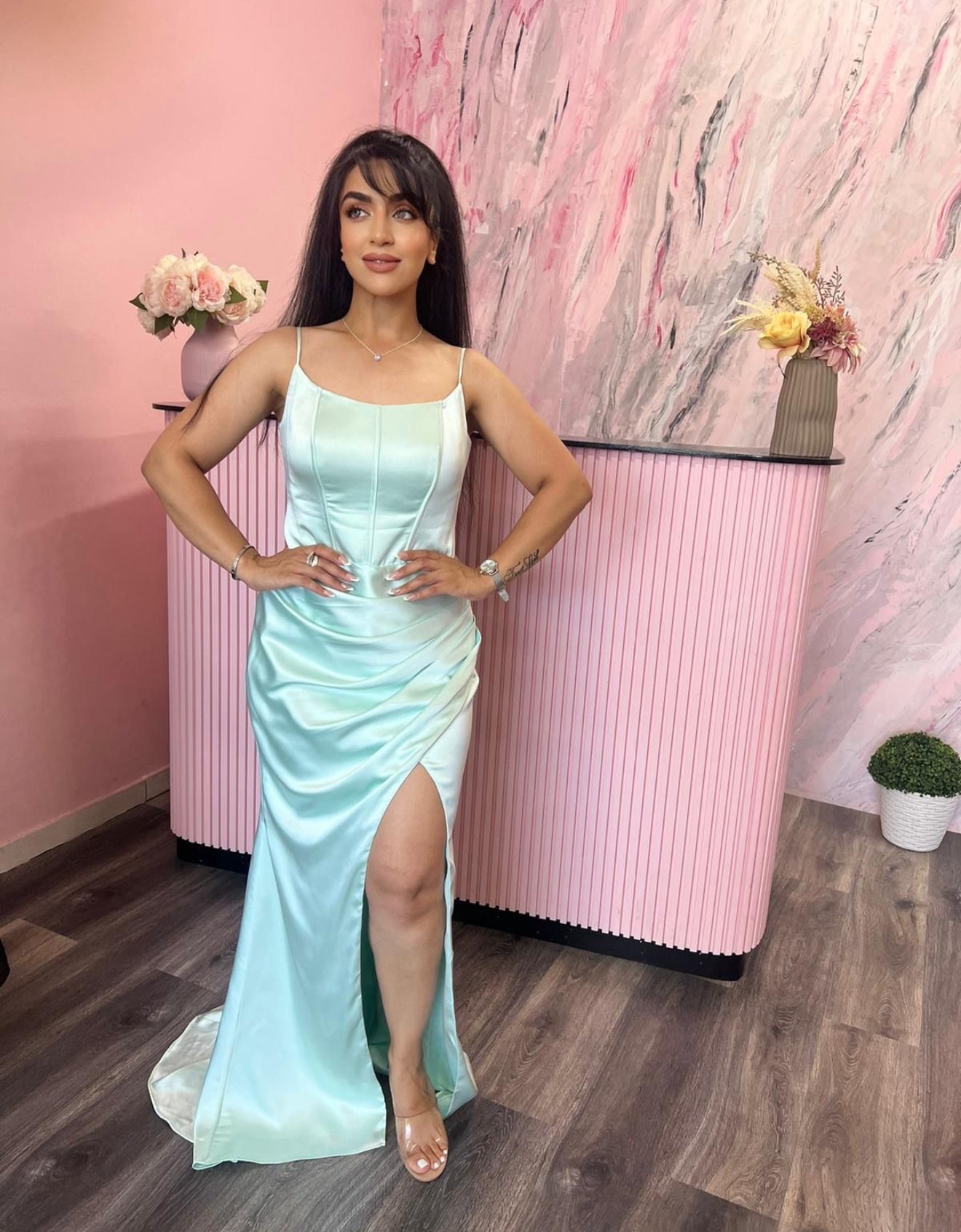 Mint Green Formal dress