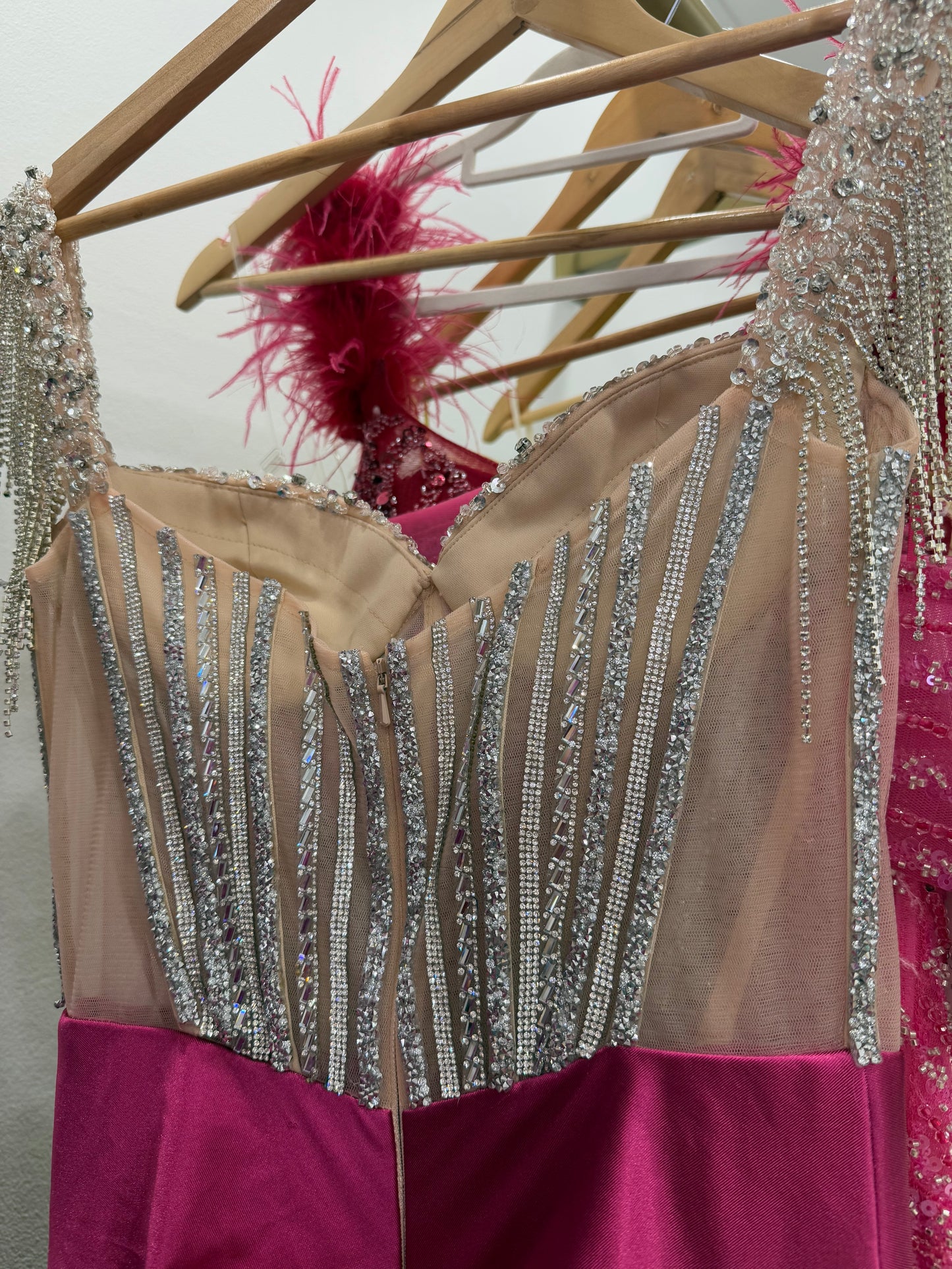 Pink formal dress