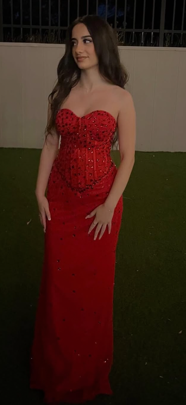 RED FORMAL DRESS