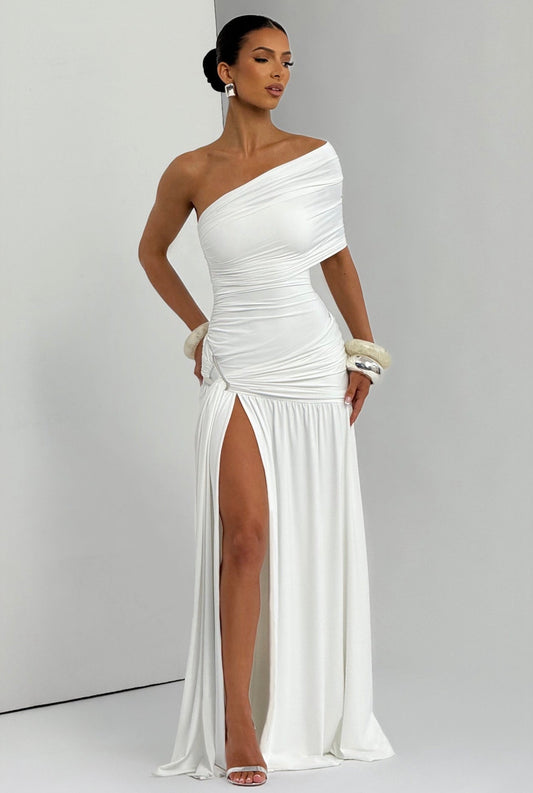 White off shoulder dress