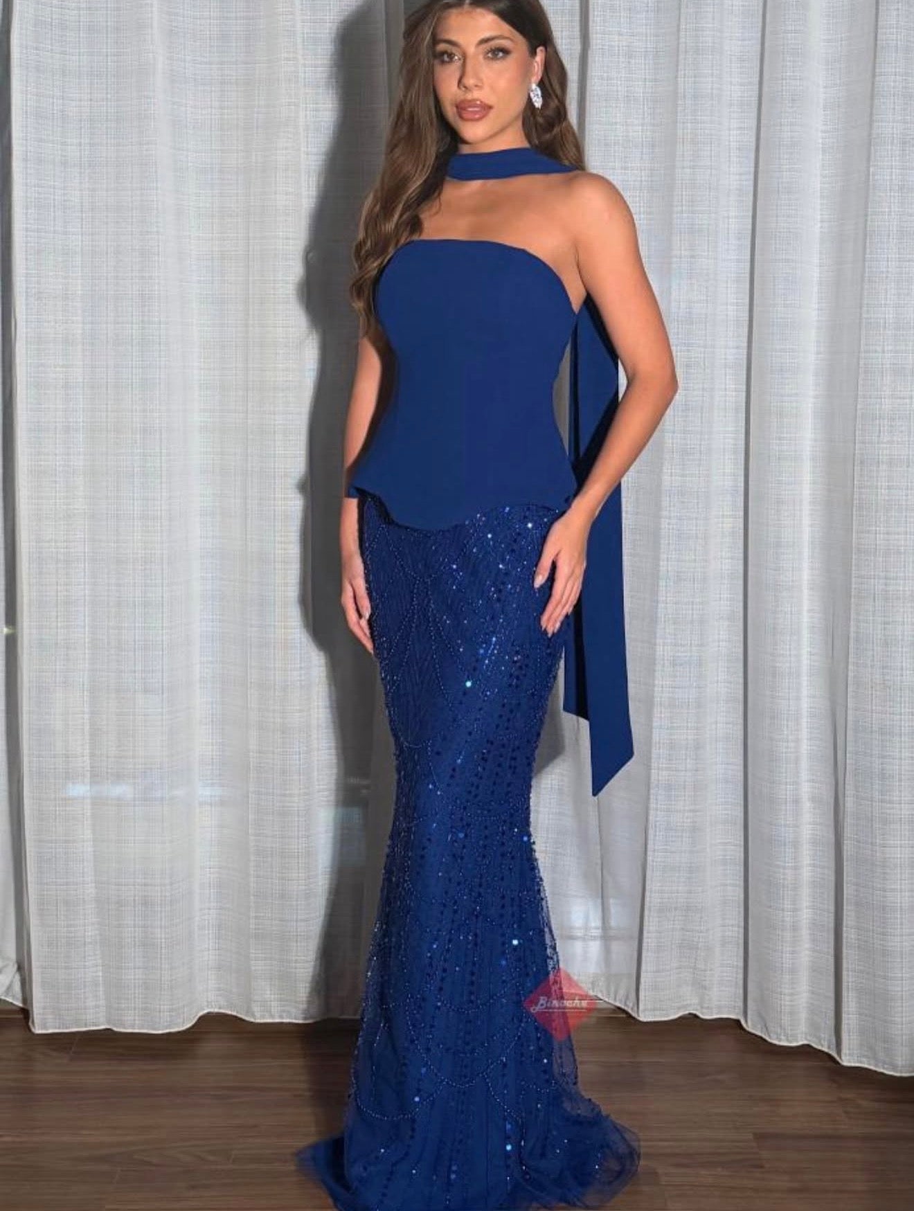 Blue formal dress