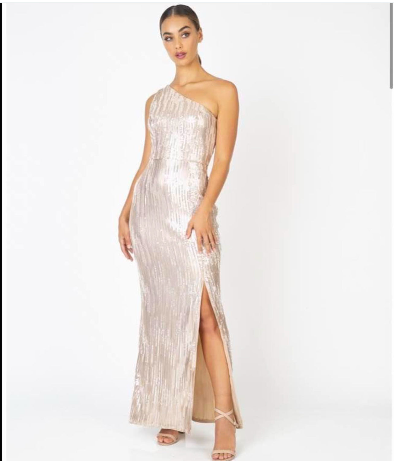 Gold/Nude formal dress